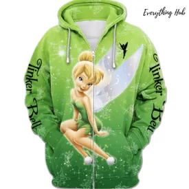 Tinker Bell Hoodie Zip Up