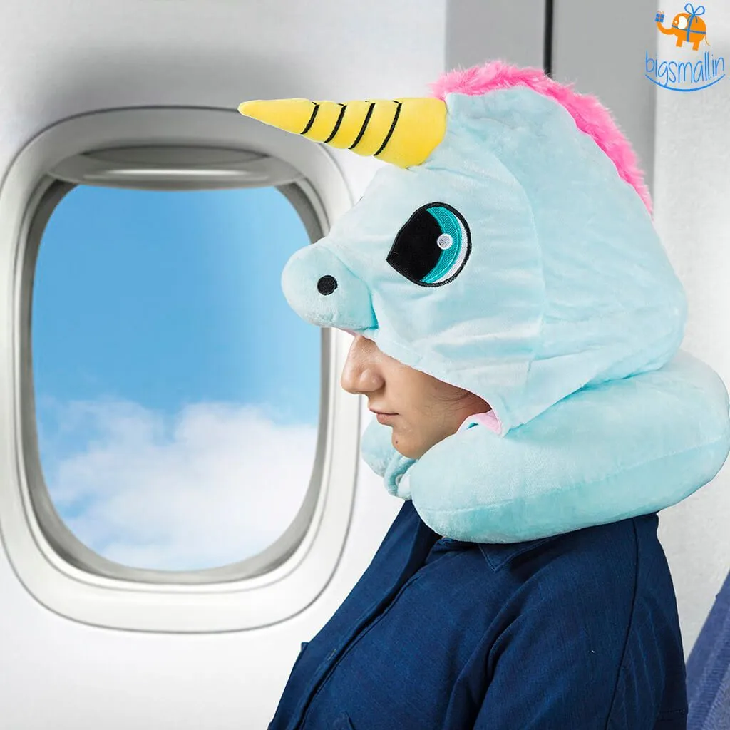 Unicorn Hoodie Neck Pillow