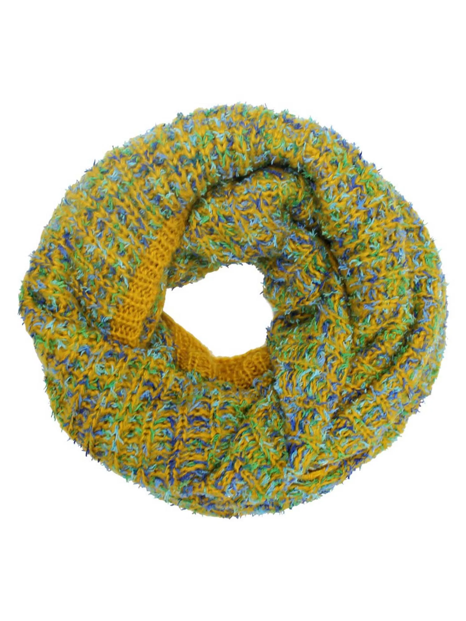 Winter Knit Multicolor Unisex Infinity Scarf