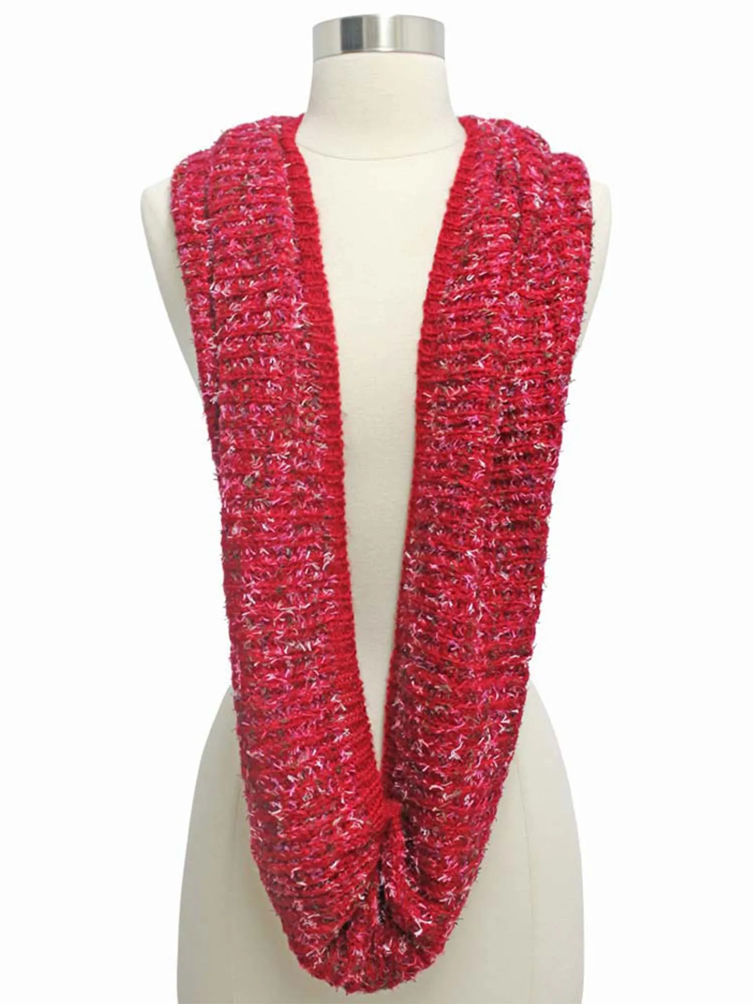 Winter Knit Multicolor Unisex Infinity Scarf