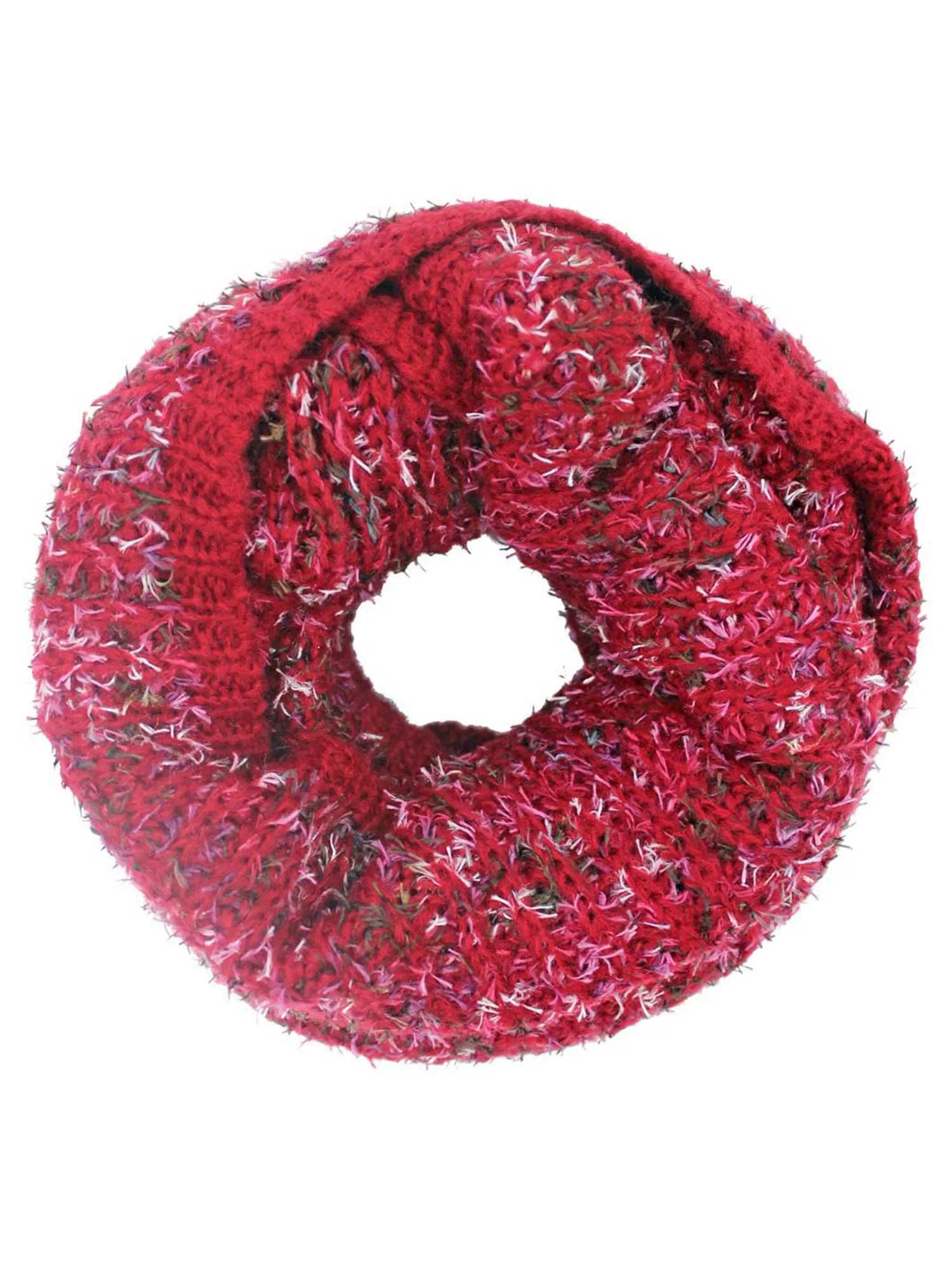 Winter Knit Multicolor Unisex Infinity Scarf