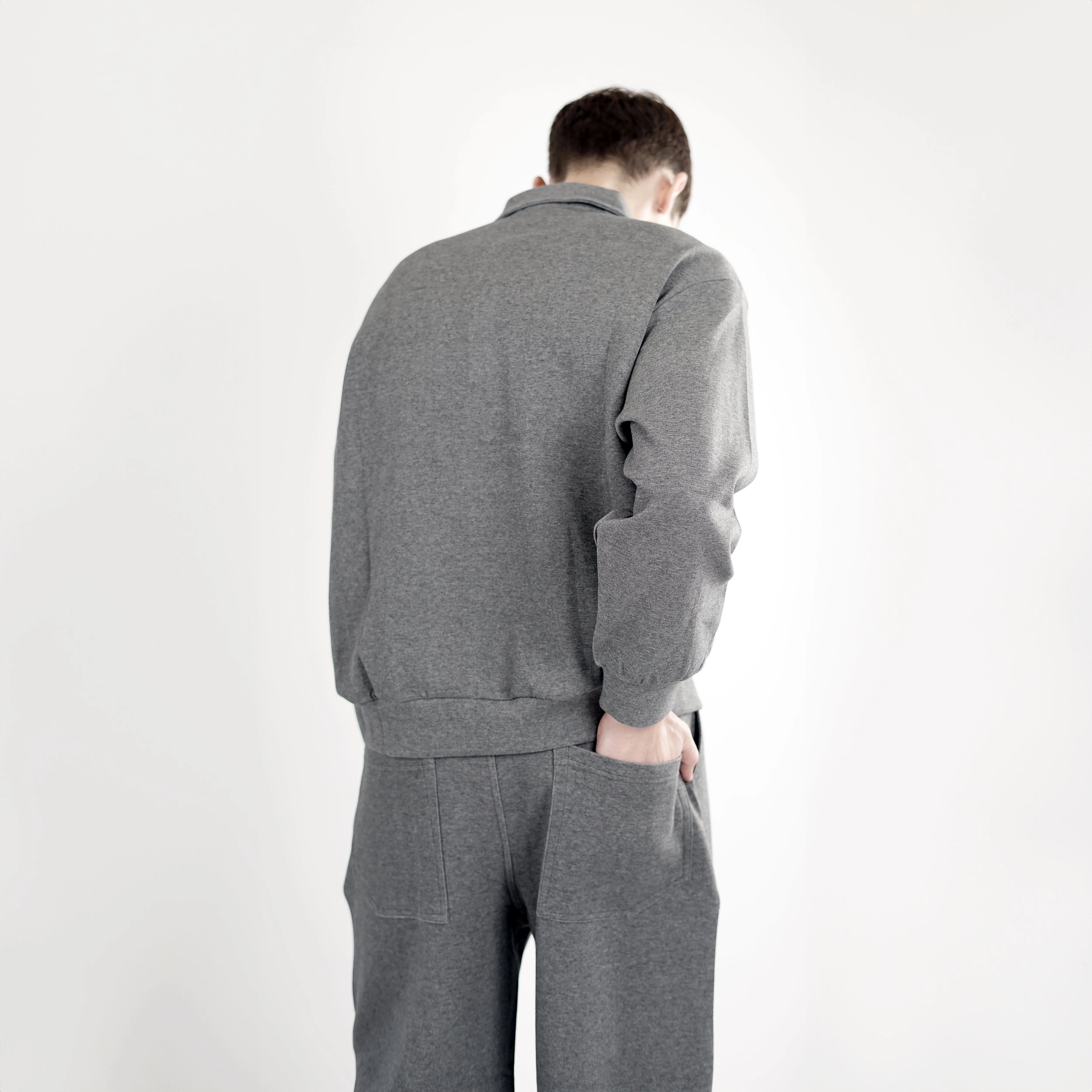 Wool Blend Relaxed Fit Sweatpant