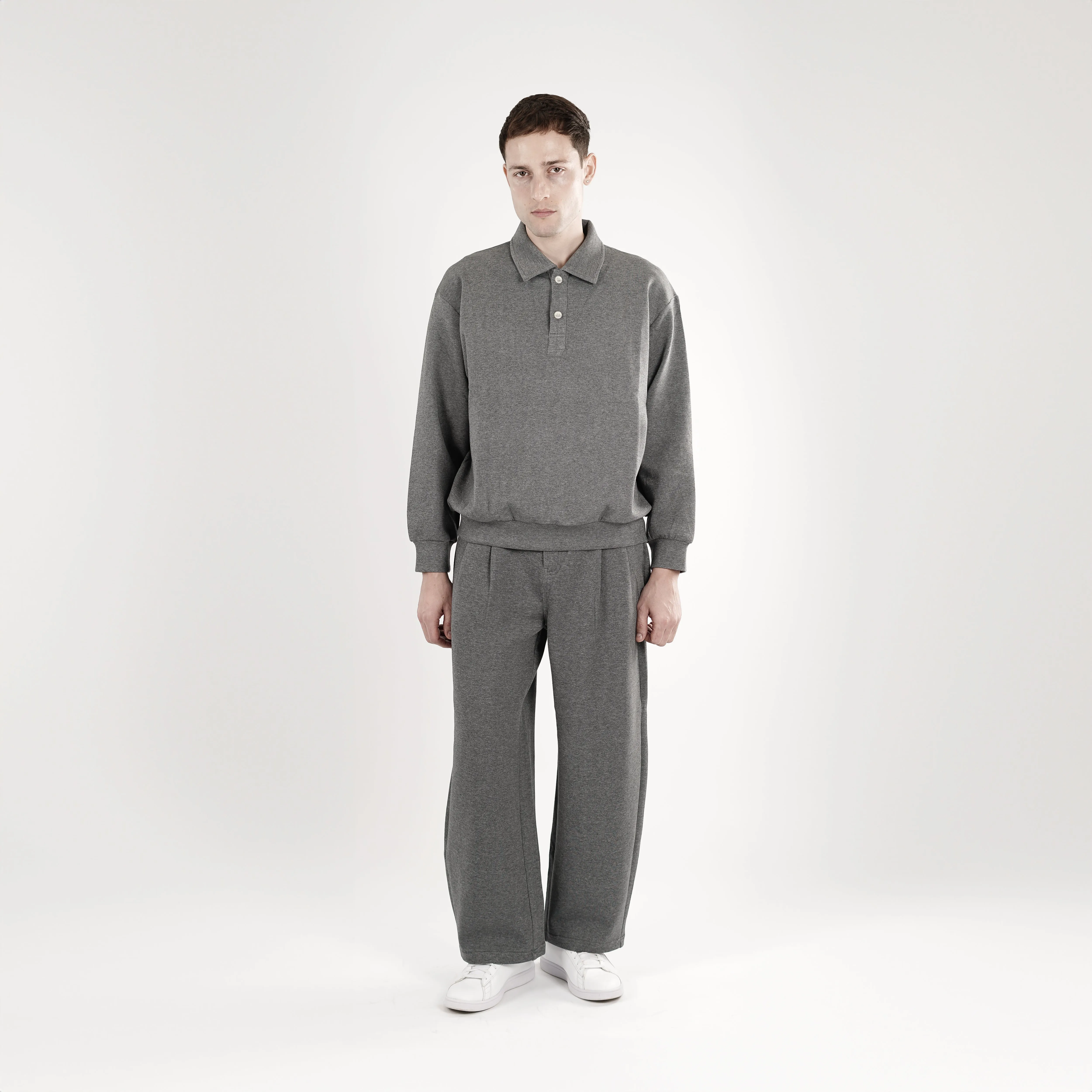 Wool Blend Relaxed Fit Sweatpant